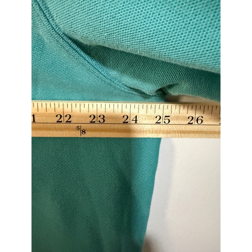 L.L.Bean Polo Shirt Mens XL Tall‎ Teal  Traditional Fit Cotton Pique Gorpcore - Picture 5 of 5